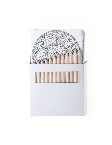 SET MATITE E FOGLI DA COLORARE