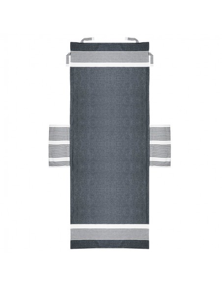 TELO COPRI LETTINO DA MARE IN COTONE RICICLATO