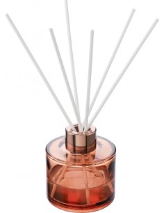 DIFFUSORE IN VETRO CON SEI BASTONCINI IN CANNA