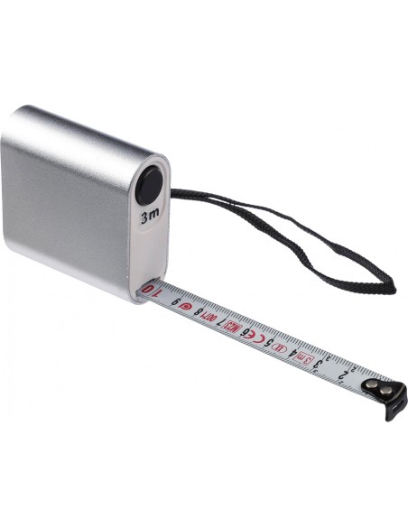 FLESSOMETRO IN ALLUMINIO DA 3 MT C/PULSANTE