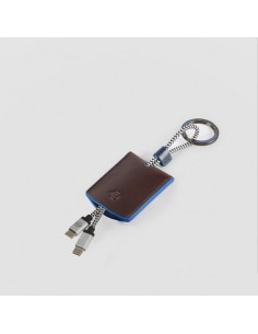 PORTACHIAVI AC6571B2 IN PELLE CON CAVO USB