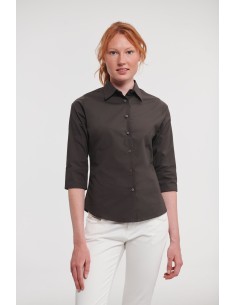 CAMICIA DONNA ATTILLATA MANICA 3/4 R-946F-0