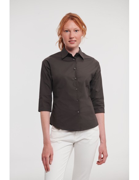 CAMICIA DONNA ATTILLATA MANICA 3/4 R-946F-0